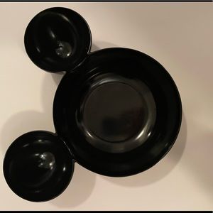 Mickey Mouse chips and dip bowl - black - GUC
